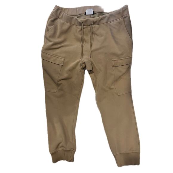 Original Use Tan Cuffed Ankle Cargo Joggers Mens XL - Picture 1 of 3